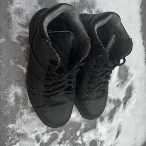 Dr. Martens Harris Black Leather Sneakers Size 10 - Picture 16 of 16